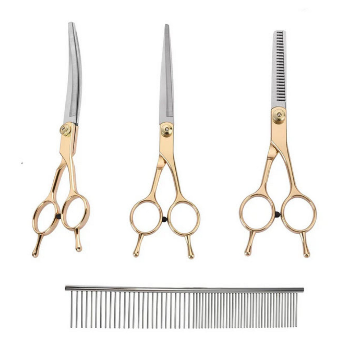 Dog Grooming Scissors – Curved & Thinning Shears