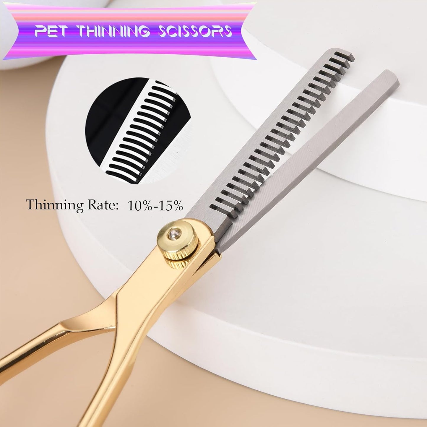 Dog Grooming Scissors – Curved & Thinning Shears