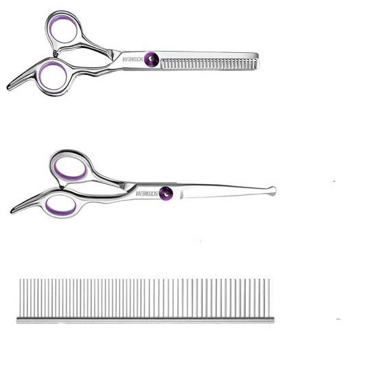 Professional Dog Grooming Scissors Kit – Safe, Sharp & Durable Shears