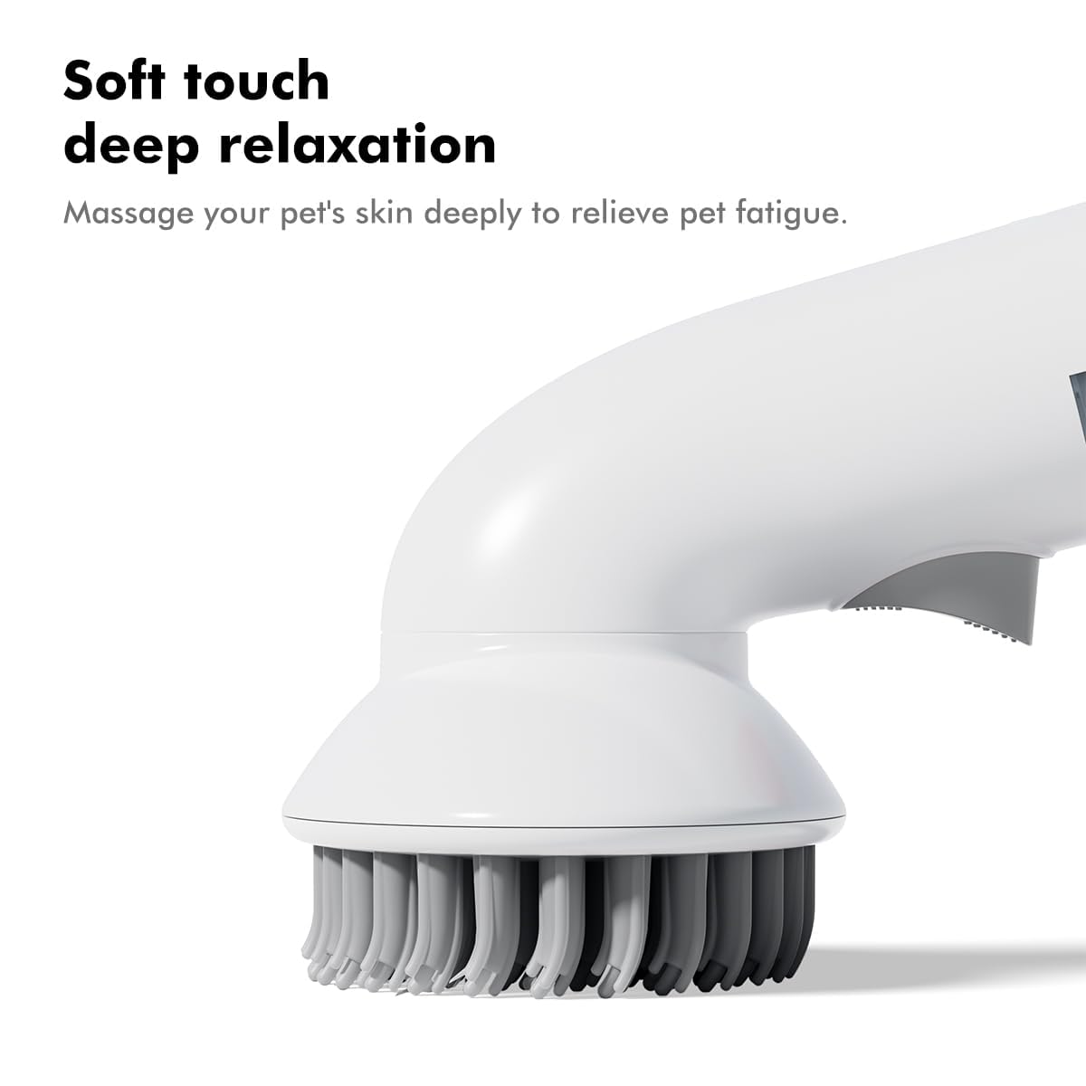 2-in-1 Dog Bath Brush – Silicone Shampoo Grooming Tool