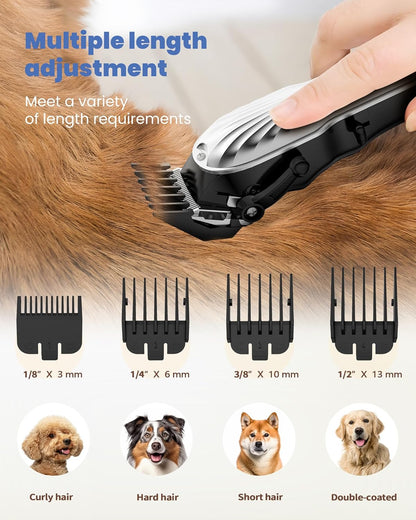 Heavy-Duty Dog Clippers – Cordless with LED Display