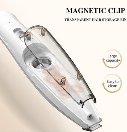Cordless Dog Paw Trimmer with Vacuum & LED Light | Groomté